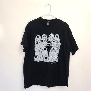 Phoebe Bridgers Band Ghost T-Shirt / Gildan / Black / XL